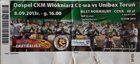 Bilet Dospel CKM Włókniarz Częstochowa - Unibax Toruń ENEA Ekstraliga w żużlu (08.09.2013)