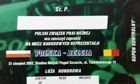 Bilet zaproszenie Polska - Belgia  mecz towarzyski (21.08.2002)