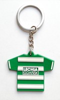 Brelok KS Lechia Gdańsk koszulka gumowy (produkt oficjalny)