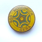 Odznaka BSG Modedruck Gera (NRD, epoksyd)