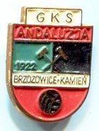 Odznaka GKS Andaluzja Brzozowice-Kamień (PRL, lakier)