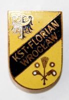 Odznaka KST Florian Wrocław (PRL, emalia)