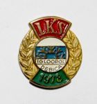 Odznaka LKS Igloopol Dębica z wieńcem (PRL, lakier)
