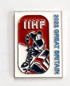 Odznaka Mistrzostwa Świata w Hokeju na Lodzie 2023 - Dywizja I A (produkt oficjalny)