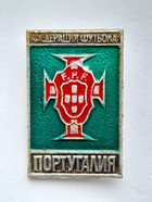 Odznaka Portugalski Związek Piłki Nożnej (ZSRR, lakier)