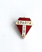 Odznaka Sparta Katowice (PRL, emalia)