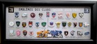 Odznaki kluby francuskich lig rugby Top 14 i Pro D2 sezon 2020-2021 w ramce - 30 sztuk (produkt oficjalny)