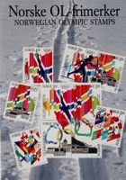 Pocztówka znaczki pocztowe Zimowych Igrzysk Olimpijskich Lillehammer 1994 (Norwegia)