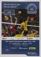 Program, CEV Indesit Liga Mistrzów Mężczyzn (10-11.04.2010)