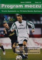 Program Groclin Dyskobolia Grodzisk Wielkopolski - Dukla Bańska Bystrzyca Puchar UEFA (11.08.2005)