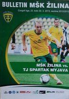 Program MSK Żilina - Spartak Myjava Corgon liga (30.03.2013)