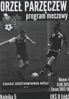 Program, Orzeł Parzęczew - ŁKS II Łódź (09.09.2017) - kopia