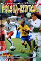 Program Polska - Szwecja eliminacje Mistrzostw Europy 2004 (10.09.2003)