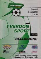Program Yverdon-Sport - Grashopper Zurych Puchar Szwajcarii (17.02.2002)