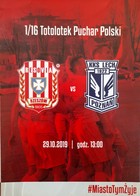 Program mecz Resovia Rzeszów - Lech Poznań, Totolotek Puchar Polski (29.10.2019)