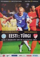 Program meczowy Estonia - Turcja (eliminacje MŚ 2014, 11 października 2013)