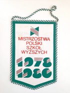 Proporczyk Mistrzostwa Polski AZS Szkół Wyższych 1978-1980 (PRL)