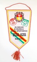 Proporczyk Za zasługi w rozwoju Klubu Sportowego SZS-AZS Białystok (PRL)