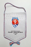 Proporczyk mecz Polska - Czechy U-20 Turniej Ośmiu Narodów 11.10.2018 (produkt oficjalny)