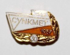 30 lat ZKS Cynkmet Bytom Odrzański (emalia, sygnowana numerem)