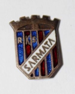 Odznaka RKS Sarmata Warszawa (PRL, emalia)