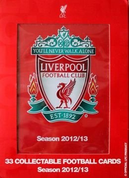 33 kolekcjonerskie karty Liverpool FC sezon 2012/13 (produkt oficjalny)