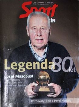Magazyn "Sport" (Czechy) wydanie specjalne - Josef Masopust. Legenda 80 lat