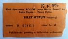 Bilet Pogoń Ruda Śląska (16.11.1997)