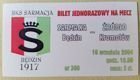 Bilet Sarmacja Będzin - Źródło Kromołów IV liga (18.09.2004)