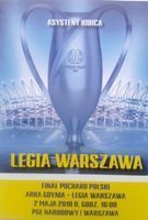 Informator Asystent Kibica Legia Warszawa. Finał Pucharu Polski 2018