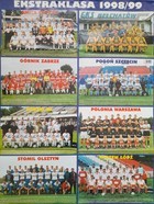 Plakat Ekstraklasa 1998-1999 wszystkie drużyny (duży)