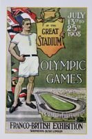Pocztówka Oficjalny plakat Igrzysk Olimpijskich Londyn 1908