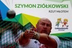 Pocztówka Szymon Ziółkowski (rzut młotem)