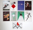 Pocztówki Polski plakat olimpijski - zestaw 9 sztuk w etui