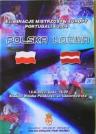 Polska - Łotwa (12.10.2002) - Eliminacje Euro 2004