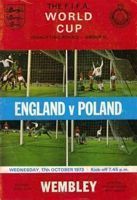 Program Anglia - Polska - eliminacje Mistrzostw Świata (17.10.1973)