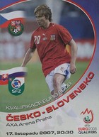 Program Czechy - Słowenia, Eliminacje EURO 2008 (17.11.2007)
