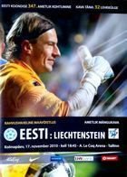 Program Estonia - Liechtenstein mecz towarzyski (17.11.2010)