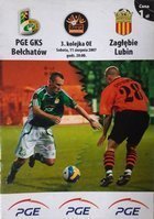 Program GKS Bełchatów - Zagłębie Lubin Orange Ekstraklasa (11.08.2007)