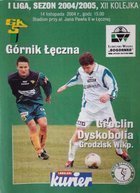 Program Górnik Łęczna - Dyskobolia Grodzisk Wielkopolski Idea Ekstraklasa (14.11.2004)