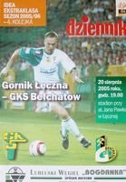 Program Górnik Łęczna - GKS Bełchatów Orange Ekstraklasa (20.08.2005)
