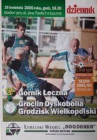 Program Górnik Łęczna - Groclin Dyskobolia Grodzisk Wielkopolski Orange Ekstraklasa (19.04.2006)