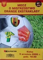Program Korona Kielce - Górnik Łęczna Orange Ekstraklasa (09.09.2006)