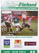 Program Lechia Gdańsk - Górnik Zabrze Ekstraklasa (25.9.2010)
