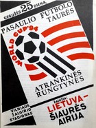 Program Litwa - Irlandia Północna eliminacje Mistrzostw Świata (25.05.1993)