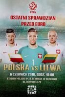 Program Polska - Litwa mecz towarzyski (06.06.2016)