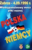Program Polska - Niemcy (04.09.1996) towarzyski