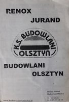 Program Renox Jurand Budowlani Olsztyn I liga Rugby (jesień 2001)