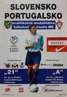 Program Słowacja – Portugalia Eliminacje Euro (14.10.1998)
