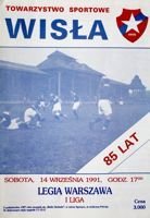 Program Wisła Kraków - Legia Warszawa I liga (14.09.1991)